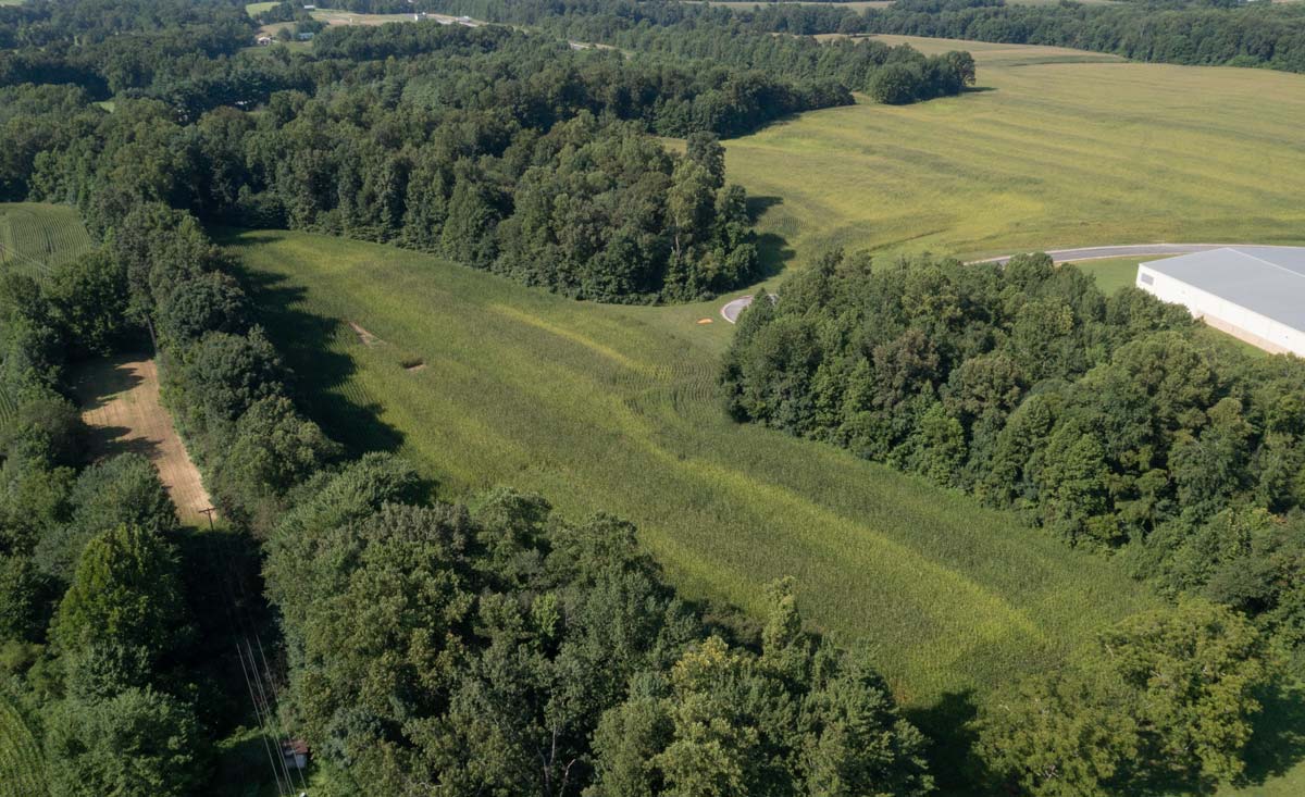 Seed Academy property viewed from above.