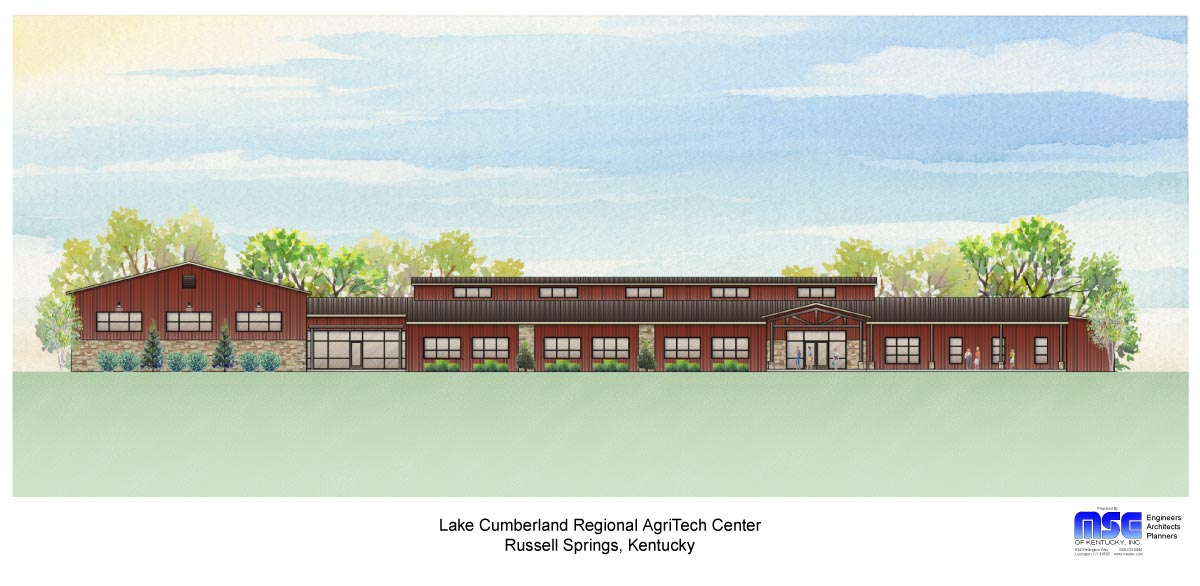 Architect rendering of the AgriTech Center