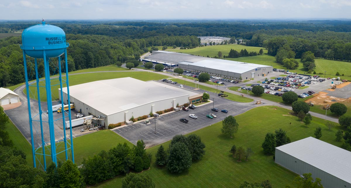 Existing manufacturing in Russell County Business Park Site 3