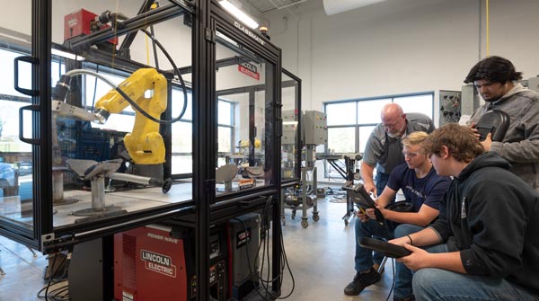 LCRCWC robotic welding class