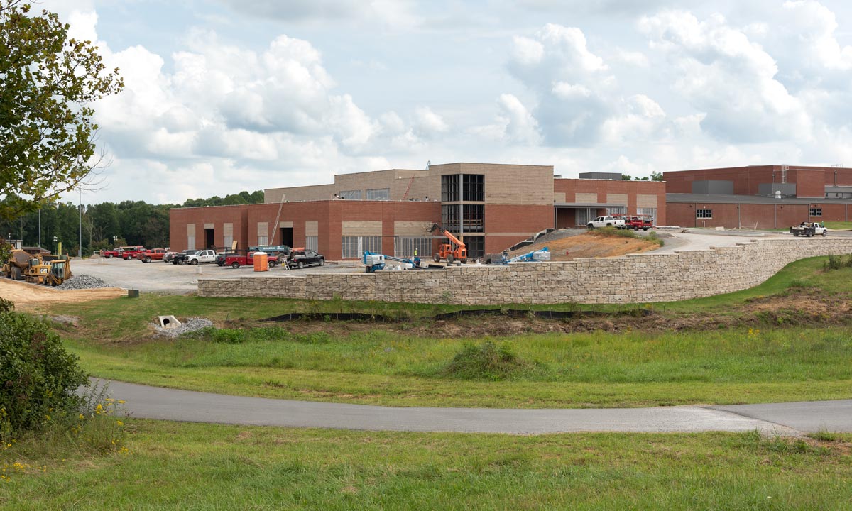 workforce college construction progress September 2020